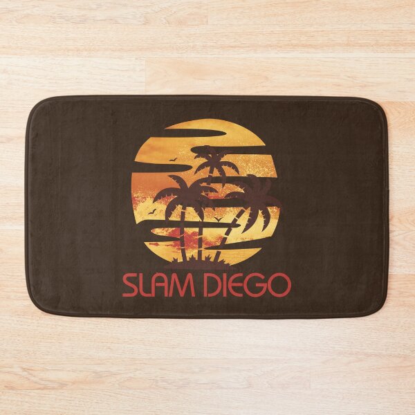 Item preview, Slam Diego Sunset Palm Tree Diego Baseball Home Run designed and sold by 9ine9.