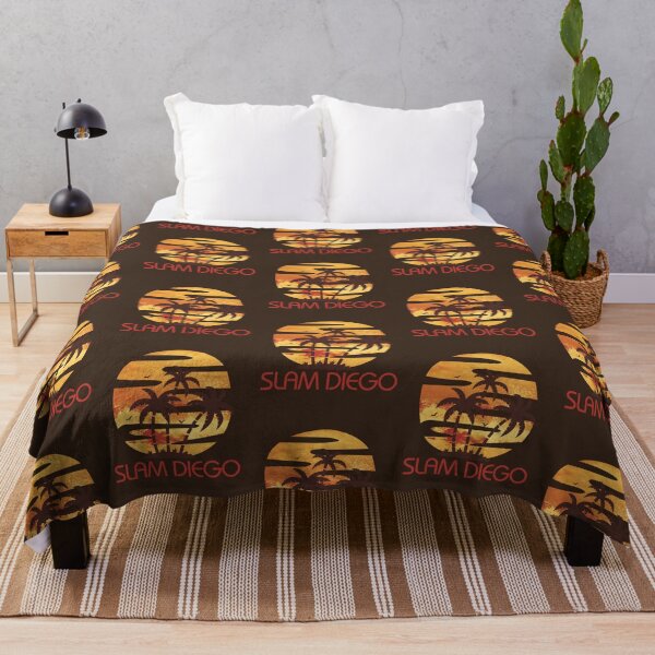 Item preview, Slam Diego Sunset Palm Tree Diego Baseball Home Run designed and sold by 9ine9.