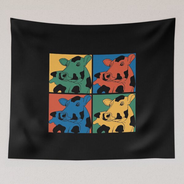 Item preview, Farm Animal Lover Farmer Farming Pop Art Cow designed and sold by bestshirtdesign.