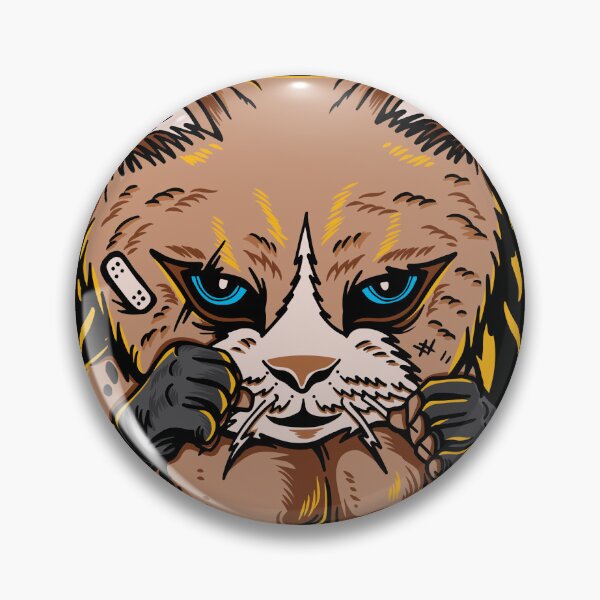 Item preview, Cat Muscle Man Mixed Martial Arts Cage Fighter designed and sold by BakaOutfit.