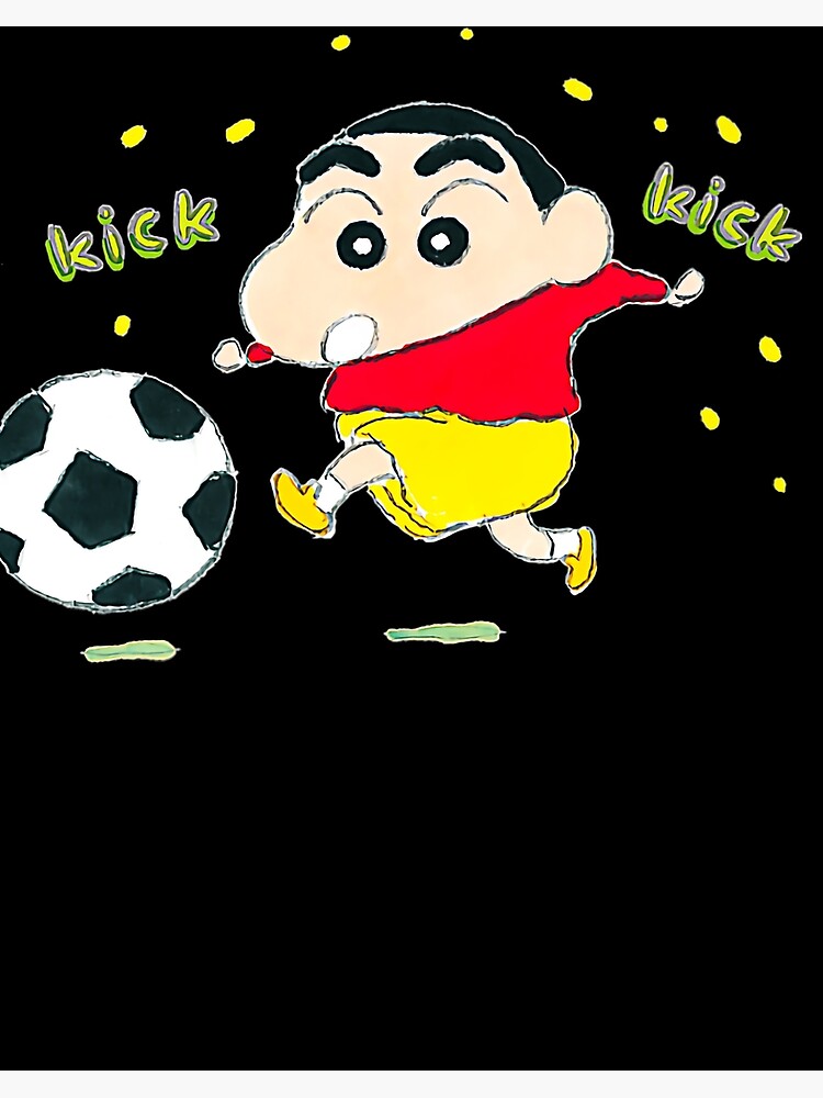 Shin Chan soccer Art Board Print for Sale by crankenste | Redbubble