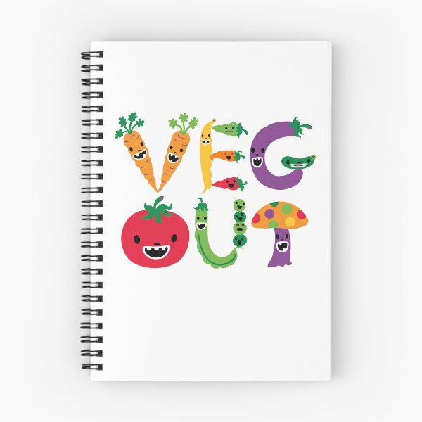 Item preview, Veg Out - white designed and sold by Andi Bird.