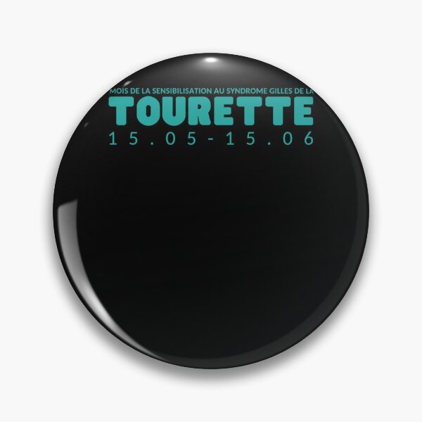 Item preview, "Tourette 15.05-15.06" white letters designed and sold by MccoyLisa.