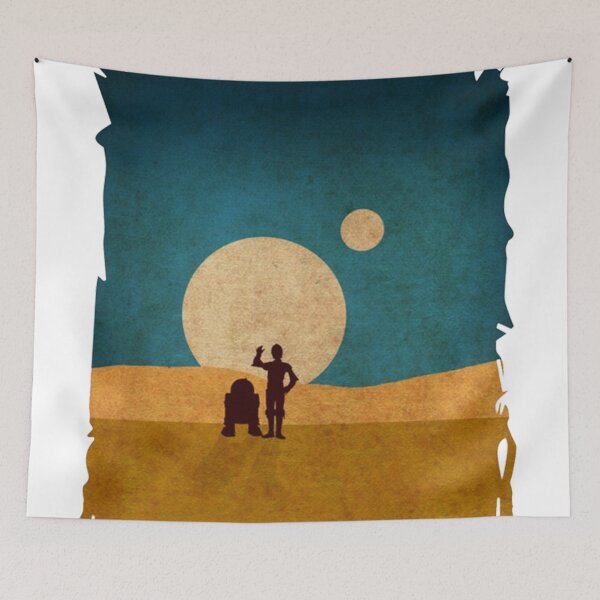 Item preview, ;Droids In The Dunes poster poster designed and sold by retharkraus.