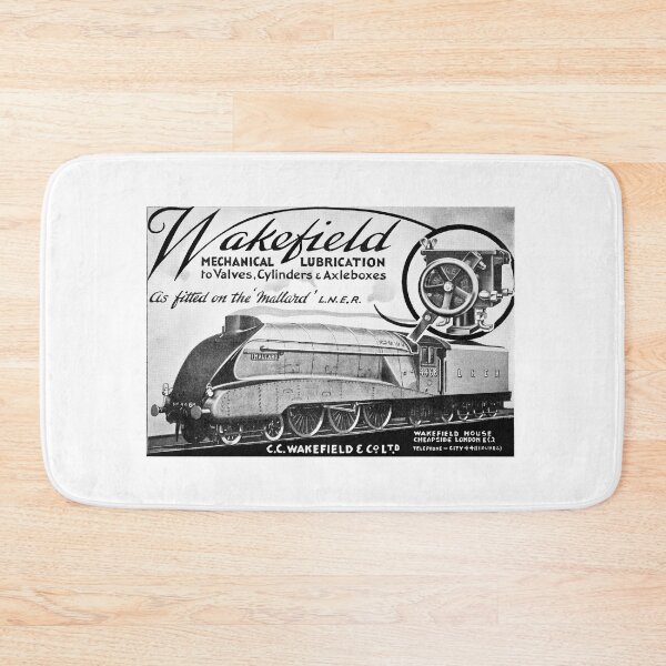Item preview, Vintage Wakefield Mechanical steam lubricator advert featuring Mallard designed and sold by Random Railways.