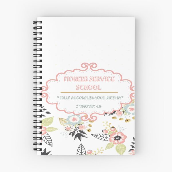 Item preview, Pioneer Service School 2023 Spiral Notebook designed and sold by crafts-gift.