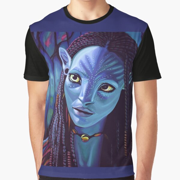 Zoe Saldana as Neytiri in Avatar Graphic T-Shirt