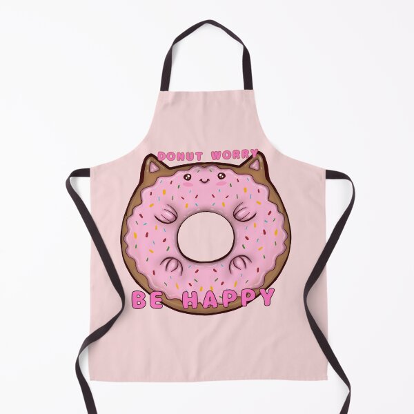 Item preview, Donut Worry be happy cat designed and sold by La Loca.