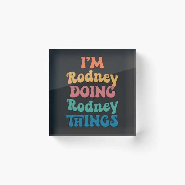Item preview, Rodney Funny Retro First Name designed and sold by Americandude.