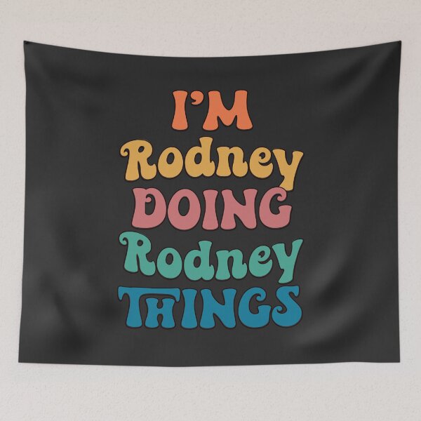 Item preview, Rodney Funny Retro First Name designed and sold by Americandude.
