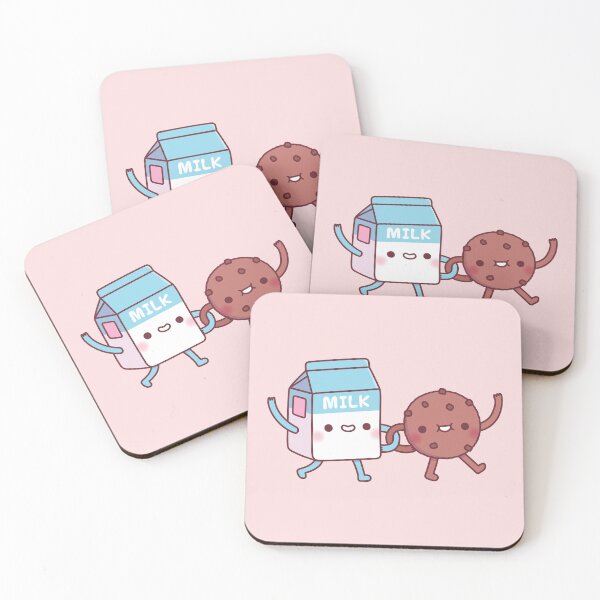 Item preview, Cute Milk and Cookie Linking Arms designed and sold by rustydoodle.