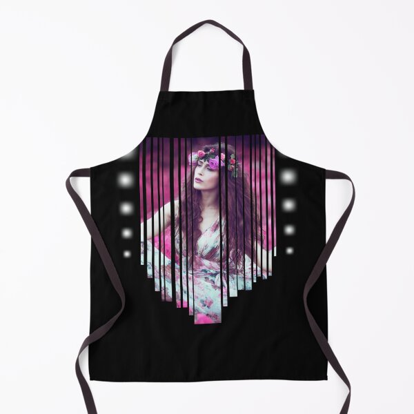 Item preview, Flower girl in a Field of Pink Flowers with Glowing Lights designed and sold by CreativNode.