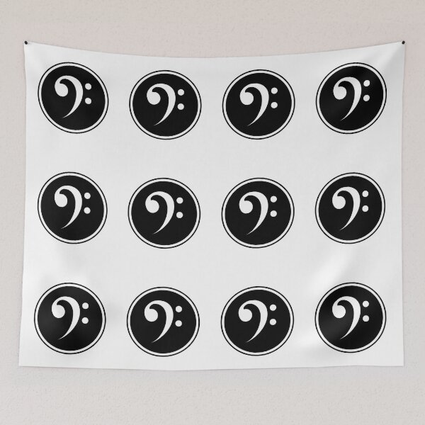 Item preview, Bass Clef - Music - Musician designed and sold by JourneyCreative.