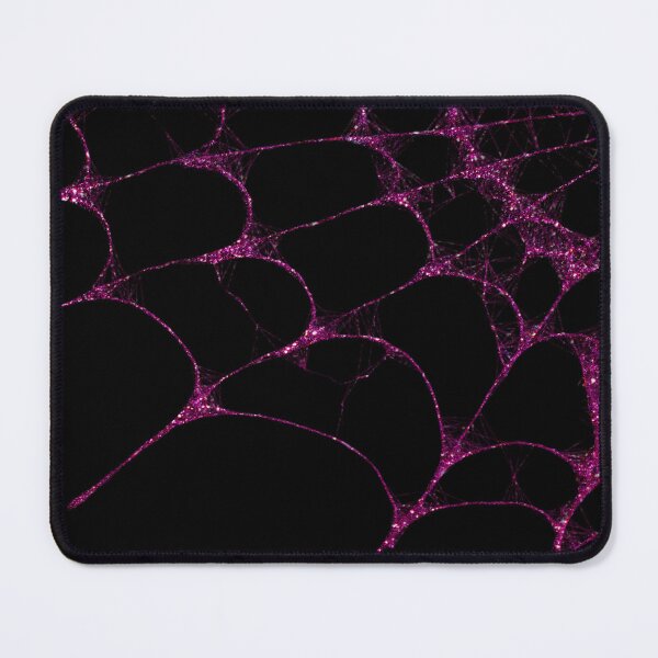 Item preview, Dark Burlesque Halloween Gothic Glamor Pink Glitter Spider Web designed and sold by Xarah.