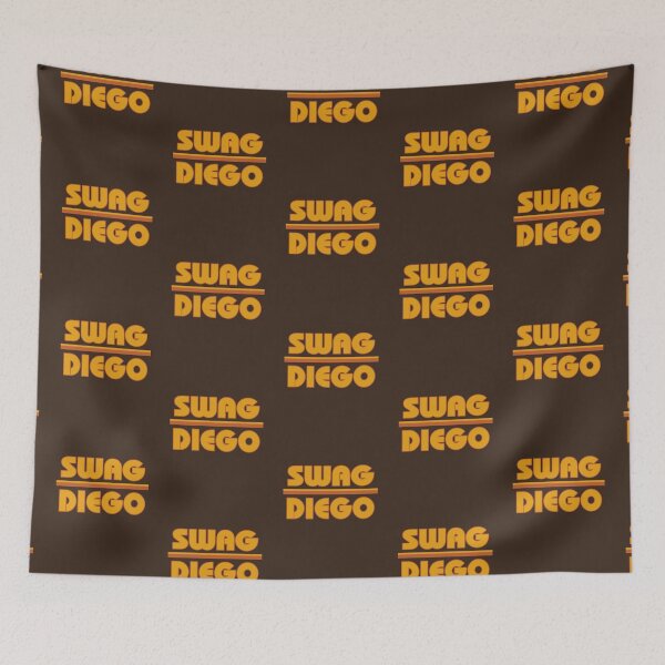Item preview, Swag Diego Slam Diego Sunset Palm Tree Diego Baseball Home Run designed and sold by 9ine9.