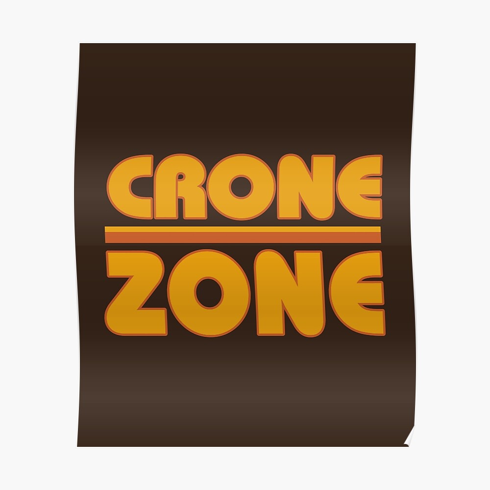 Crone Zone Sunset Palm Tree Diego Baseball Home Run Sticker for