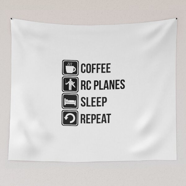 Item preview, Coffee RC Planes Sleep Repeat designed and sold by BeyondEvolved.