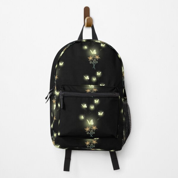Item preview, Glowing Yellow Butterflies Flower Art - Garden Design designed and sold by CreativNode.