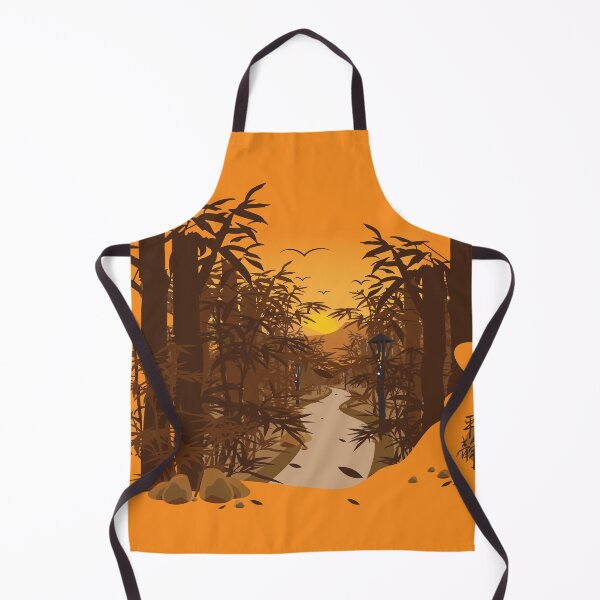 Item preview, Bamboo Japanese Forest Garden Pathway Landscape designed and sold by BakaOutfit.