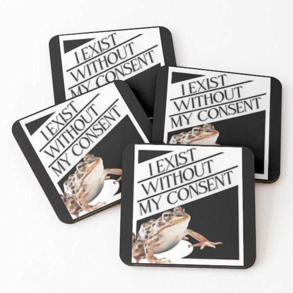 Item preview, I Exist Without My Consent Existential Toad  designed and sold by MccoyLisa.