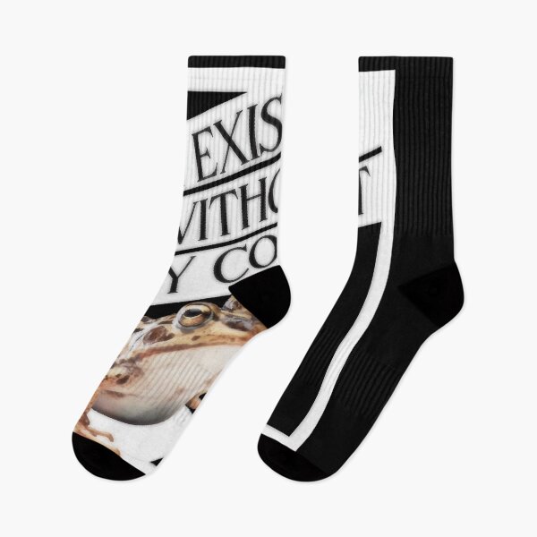 Item preview, I Exist Without My Consent Existential Toad  designed and sold by MccoyLisa.