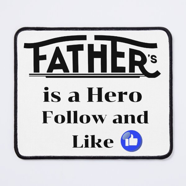 Item preview, Father's is a Hero Follow and Like designed and sold by Teetawatshop.