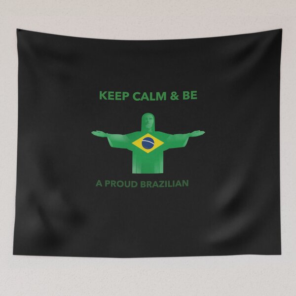 Item preview, Keep Calm and be a proud brazalian/ Brazilian Pride designed and sold by Verbiage24.