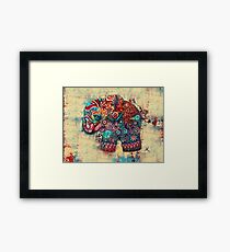 Vintage Elephant TShirt Framed Print