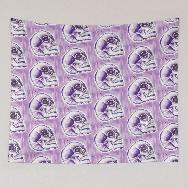 Item preview, Purple Watercolor Skull - Art By Kev G designed and sold by ArtByKevG.