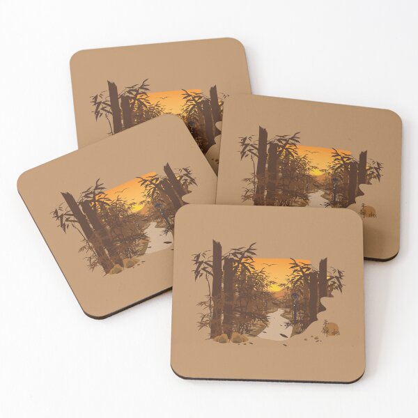 Item preview, Bamboo Japanese Forest Garden Pathway Landscape  designed and sold by BakaOutfit.