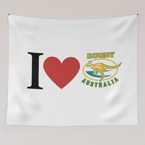Item preview,  I Love Aussie Rugby 2 designed and sold by freedom4life.