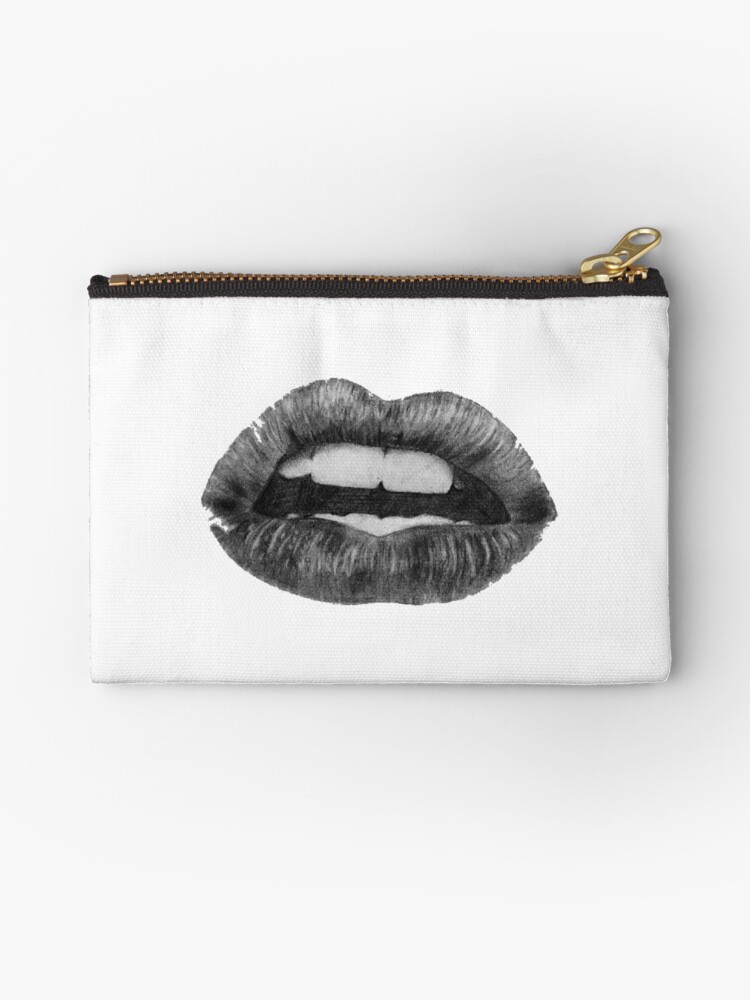 Lips Zipper Pouch By See5