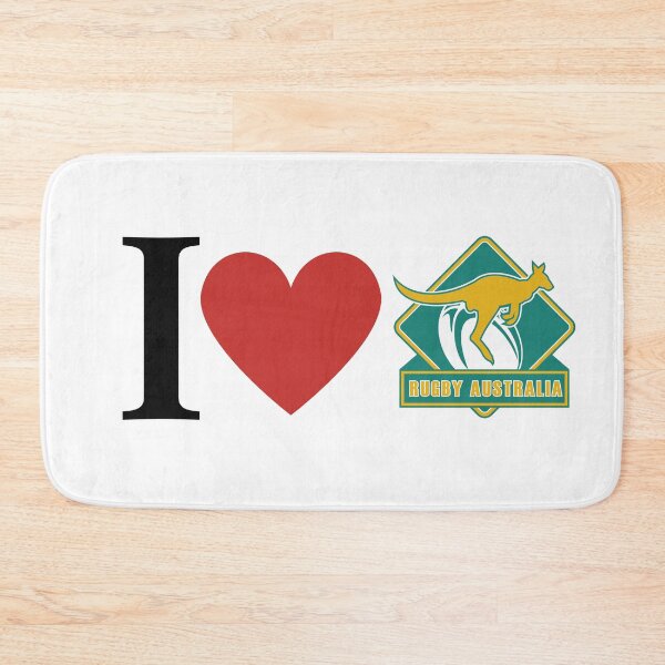 Item preview, I Love Aussie Rugby 3 designed and sold by freedom4life.