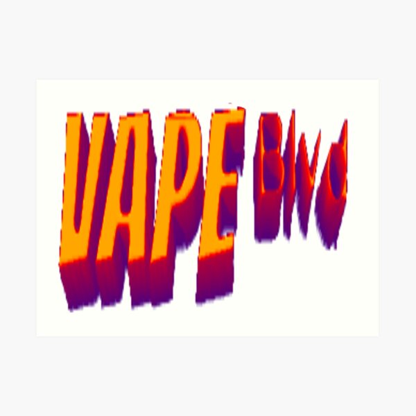 Vape Blvd. Art Print