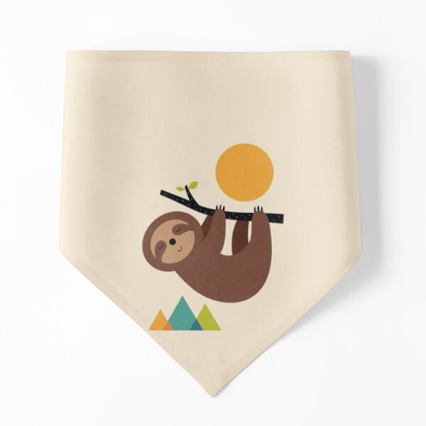 Keep Calm And Live Slow Pet Bandana