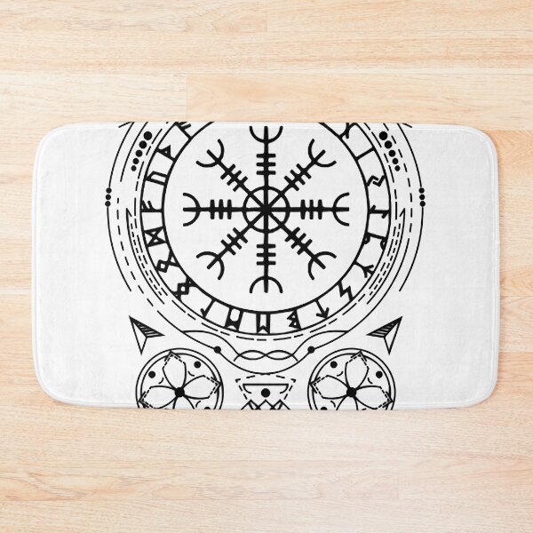 Item preview, Helm Of Awe - Aegishjalmur  Norse Pagan Symbol Classic shirt designed and sold by RoblesJulio.
