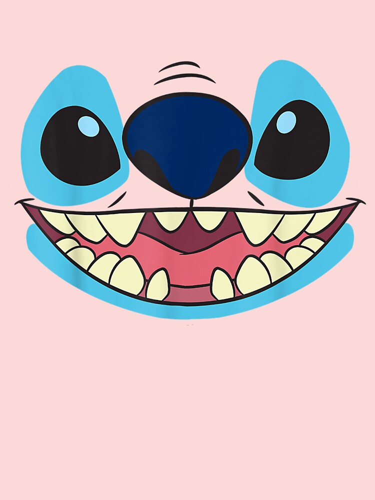 Stitch Big Face Cute Kids T-Shirt for Sale by GomezUSArt