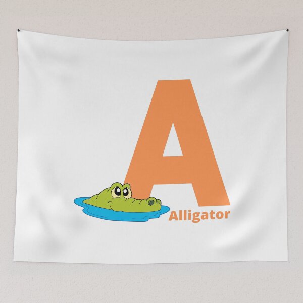 Item preview, A for Alligator - Alphabet and Animals designed and sold by CherieTree.