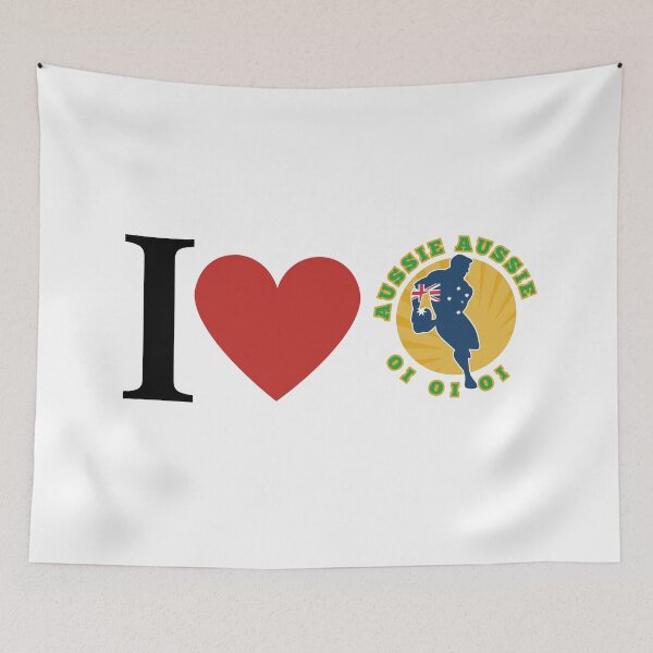 Item preview,  I Love Aussie Rugby 4 designed and sold by freedom4life.