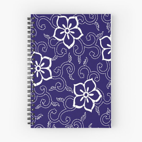 Item preview, Blue Batik Floral designed and sold by Makanahele.