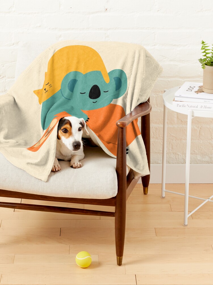 Thumbnail 4 of 6, Pet Blanket, Being Lazy designed and sold by AndyWestface.