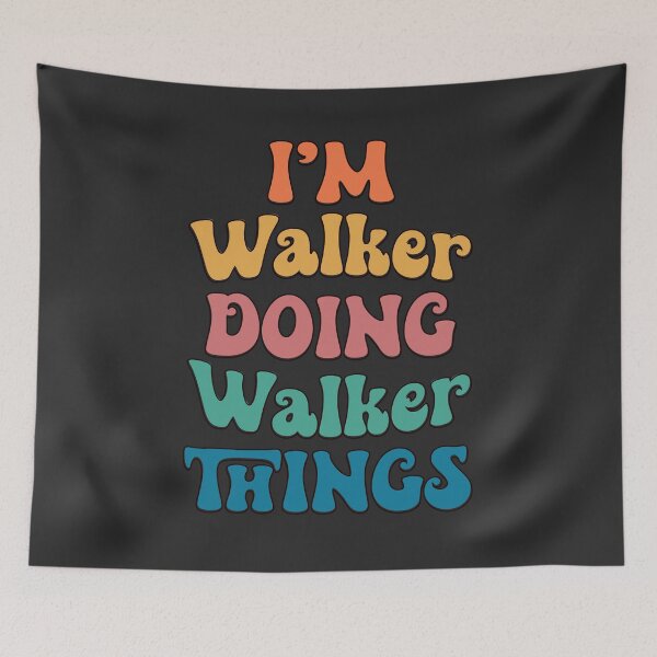 Item preview, Walker Funny Retro First Name designed and sold by Americandude.