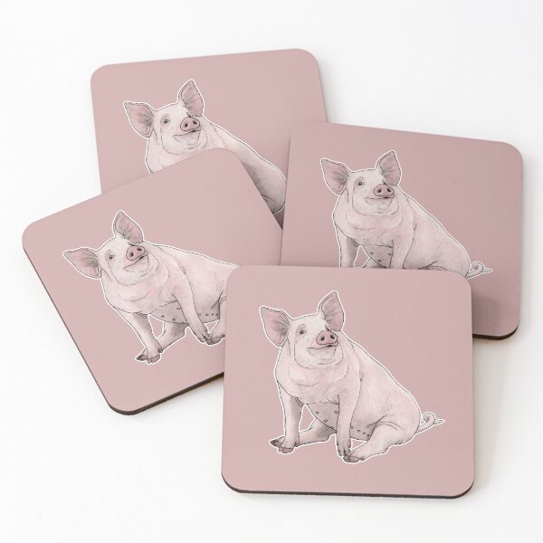 Item preview, Pink pig designed and sold by savousepate.