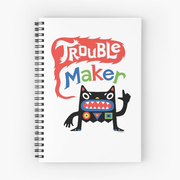 Item preview, Trouble Maker V - black monster designed and sold by Andi Bird.