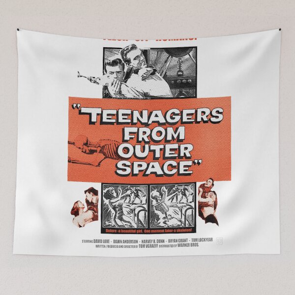 Item preview, Teenagers From Outer Space designed and sold by SMALLBRUSHES.