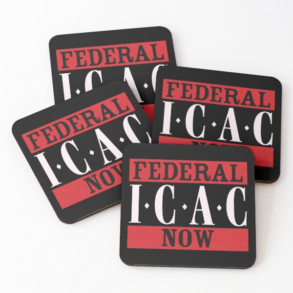 Item preview, FEDERAL ICAC NOW designed and sold by Linubidix.