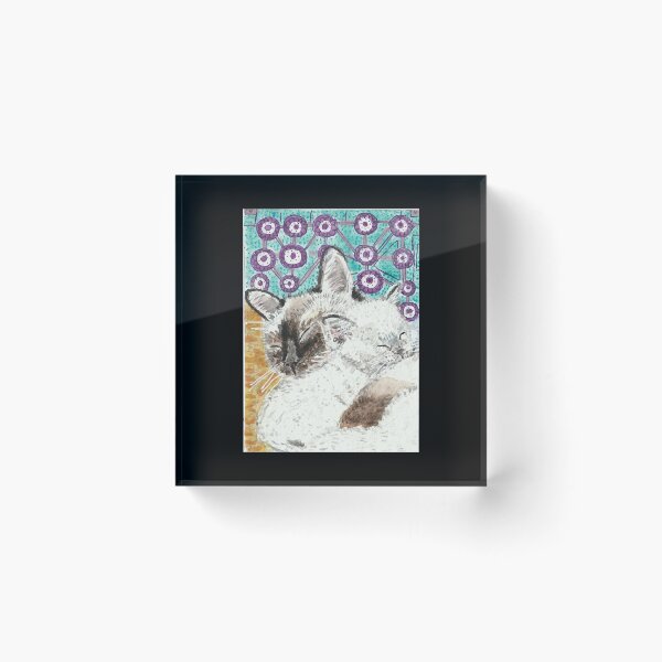 Item preview, Mother and baby Siamese cat kitten   designed and sold by VincentFr42721.