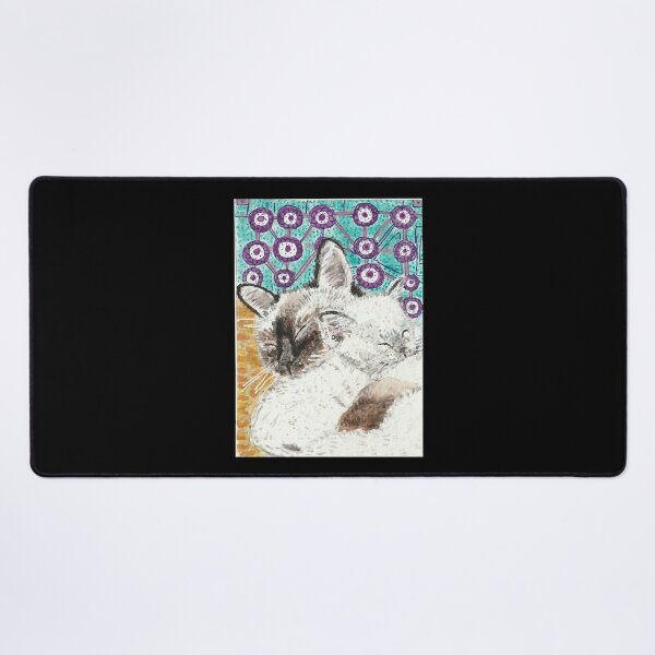 Item preview, Mother and baby Siamese cat kitten designed and sold by VincentFr42721.