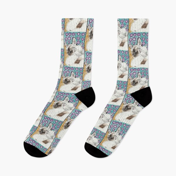 Item preview, Mother and baby Siamese cat kitten   designed and sold by VincentFr42721.