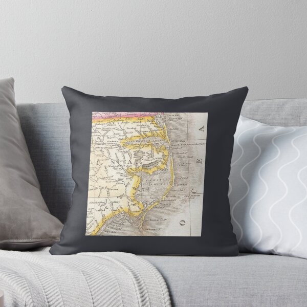 Item preview, Vintage Map of The Outer Banks designed and sold by MaiGanJGre.